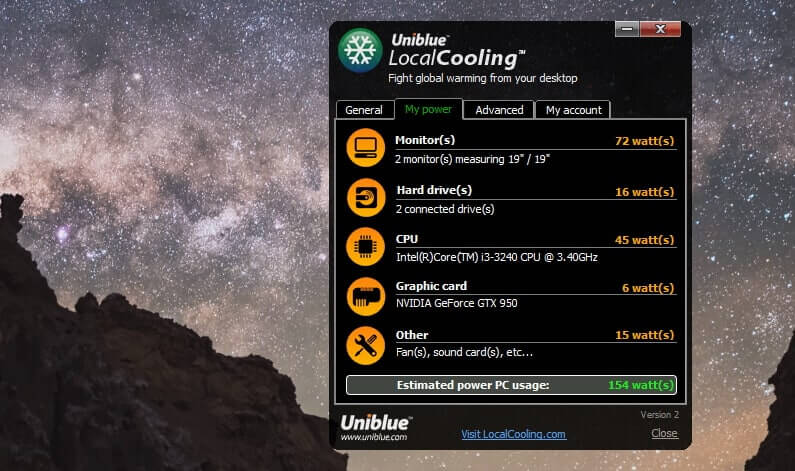 uniblue localcooling 