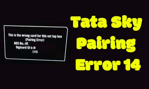 tata play pairing error