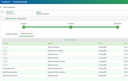 ål Doktor i filosofi Rektangel How to Track Blue Dart Courier | Bluedart Tracking