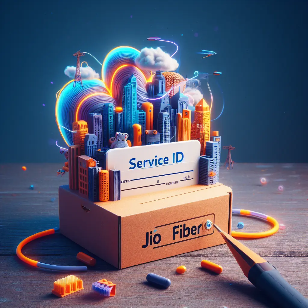 jio fiber setup box service id